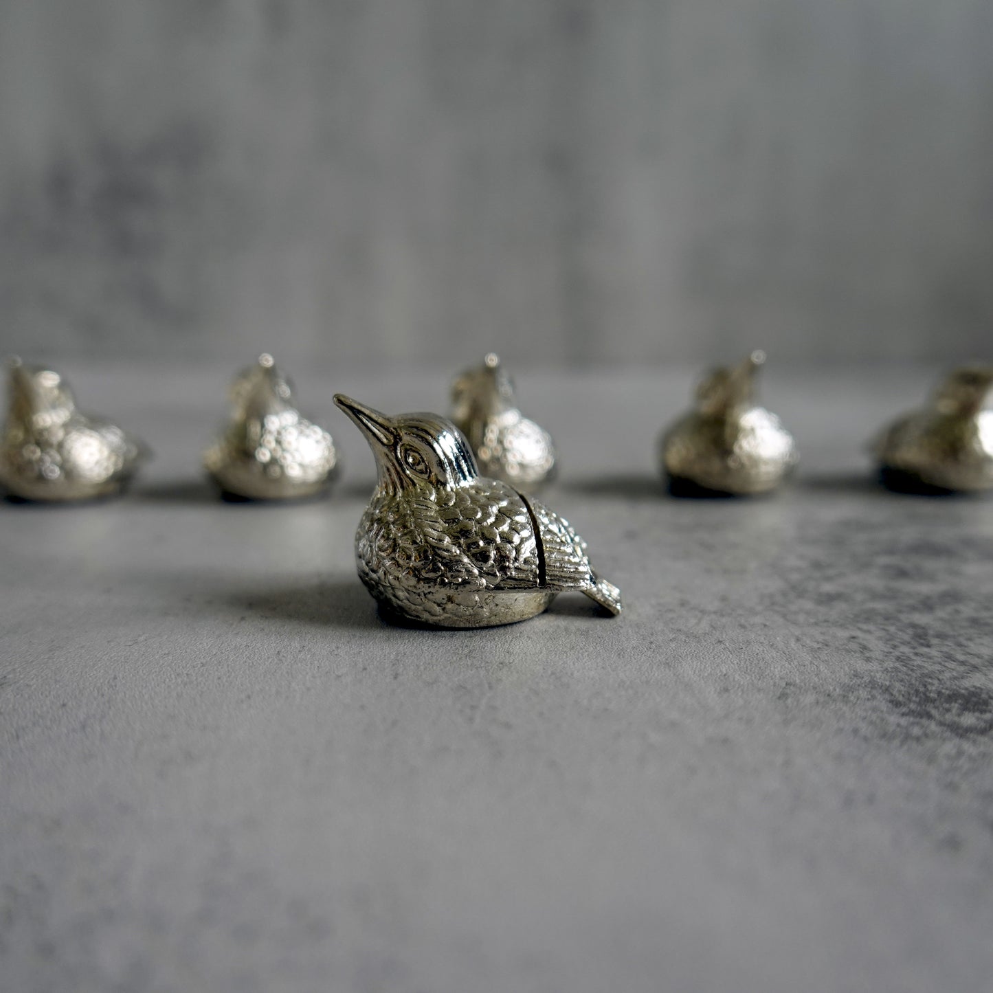 Vintage Place Card Holders | Quails | Set of 6